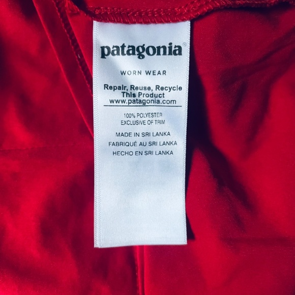 Patagonia Men/Unisex XS Cherry Red Daily Capilene Baselayer T-shirt - Picture 5 of 7